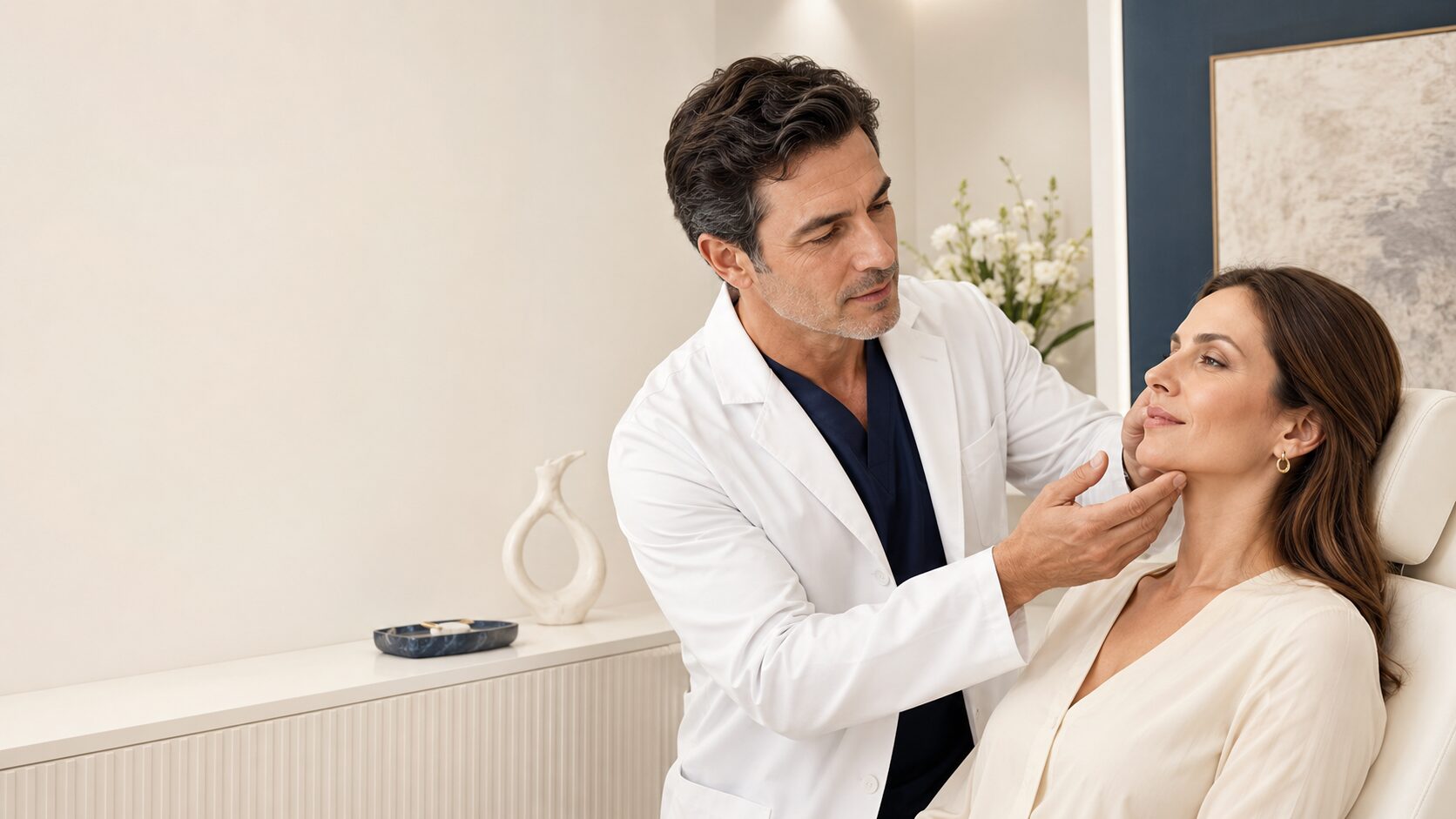 Consultation de médecine esthétique avec un médecin à Saint-Germain-en-Laye